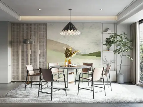 Abstract Landscape Wall Mural