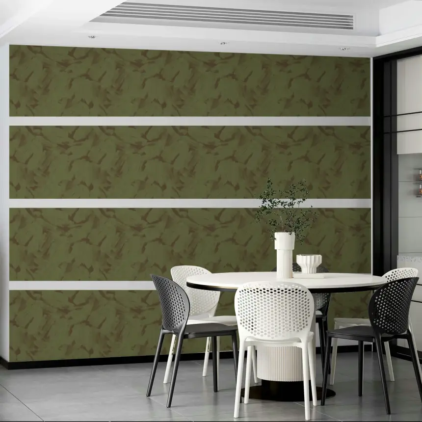 Acrylic Abstract Brushstroke Textured Camo Wallpaper