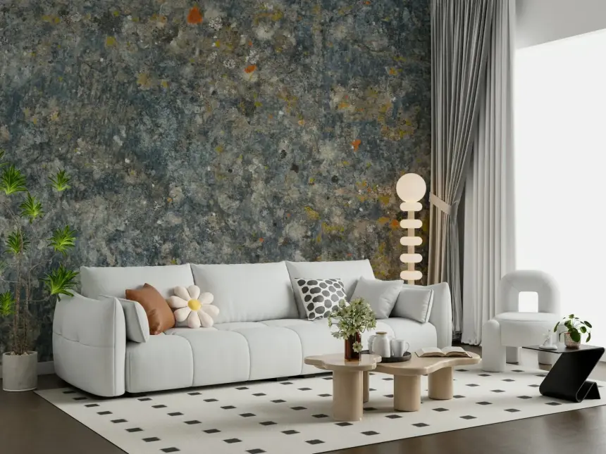 Aged Stone Texture Wall Mural -2566590