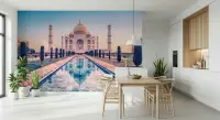 Taj Mahal Reflection Wall Mural