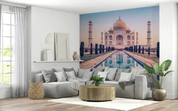 Taj Mahal Reflection Wall Mural