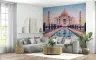 Taj Mahal Reflection Wall Mural 1