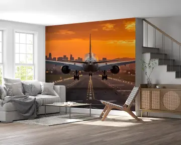 Airplane Takeoff Wall Mural