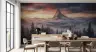 Fiery Alpine Summit Cloudscape Wallpaper Mural 4