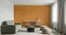 Geometric Diamond Orange Wallpaper 5