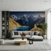 Majestic Mountain Lake Wall Mural