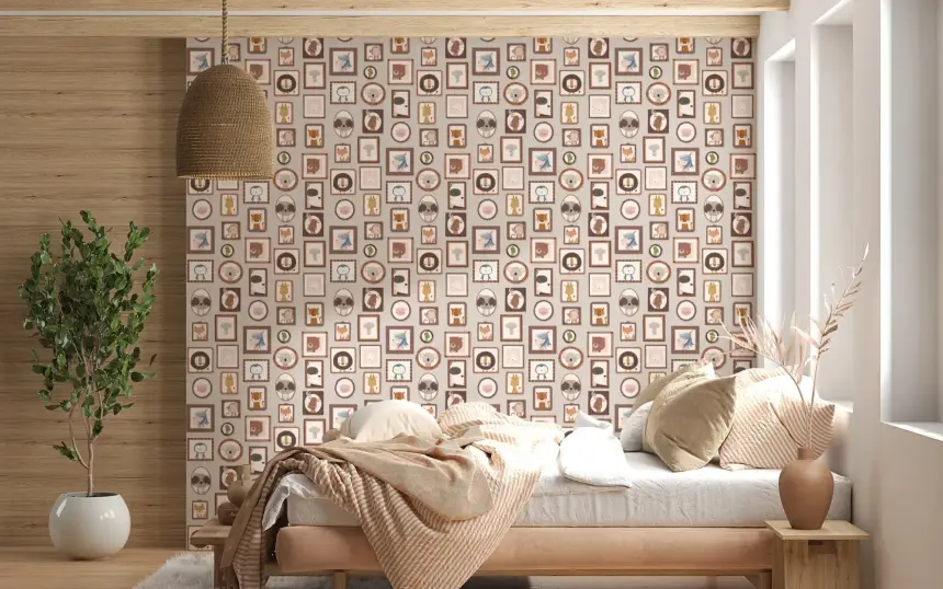 Animal Gallery Wall Wallpaper