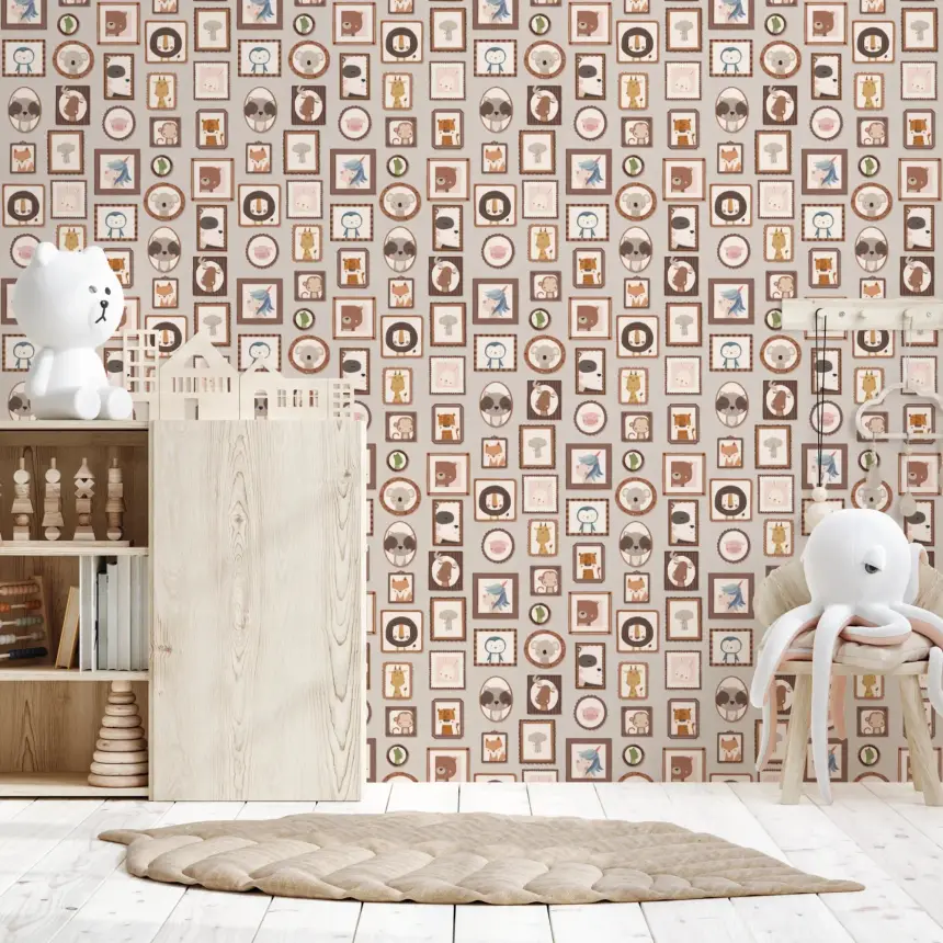 Animal Gallery Wall Wallpaper