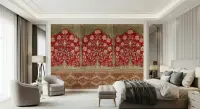Mughal Floral Tree Wall Mural