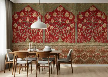 Mughal Floral Tree Wall Mural