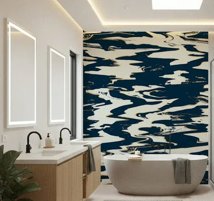 Aquafluid Wall Mural