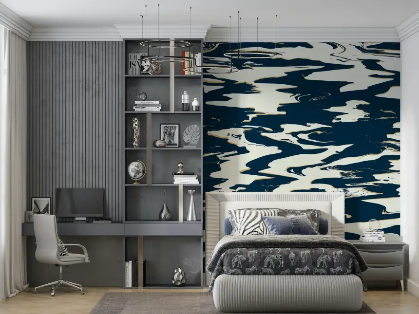 Aquafluid Wall Mural