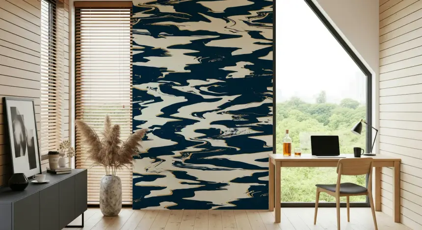 Aquafluid Wall Mural