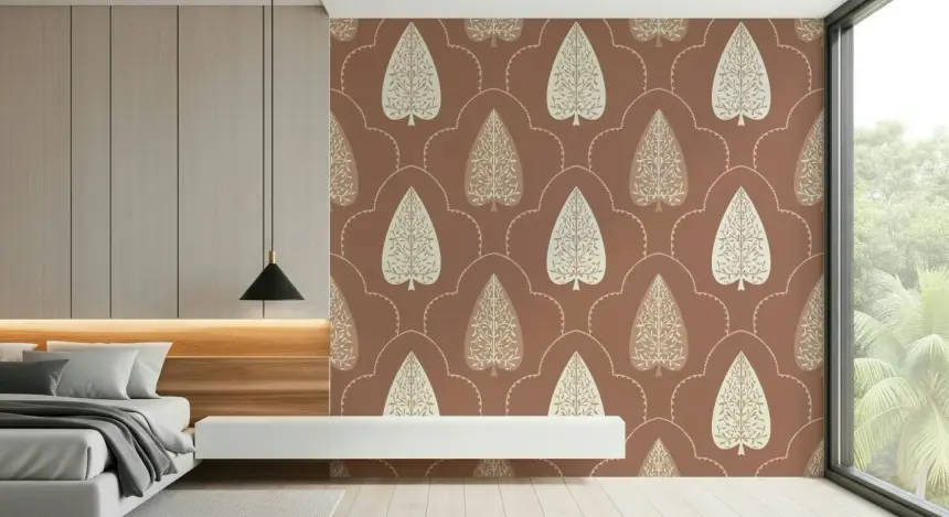 Arboreal Accent Wallpaper