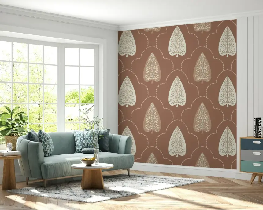 Arboreal Accent Wallpaper