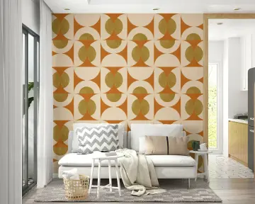 Geometric Arc Harmony Wallpaper