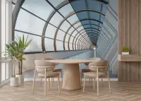 Modern Tunnel Architectural Wallpaper