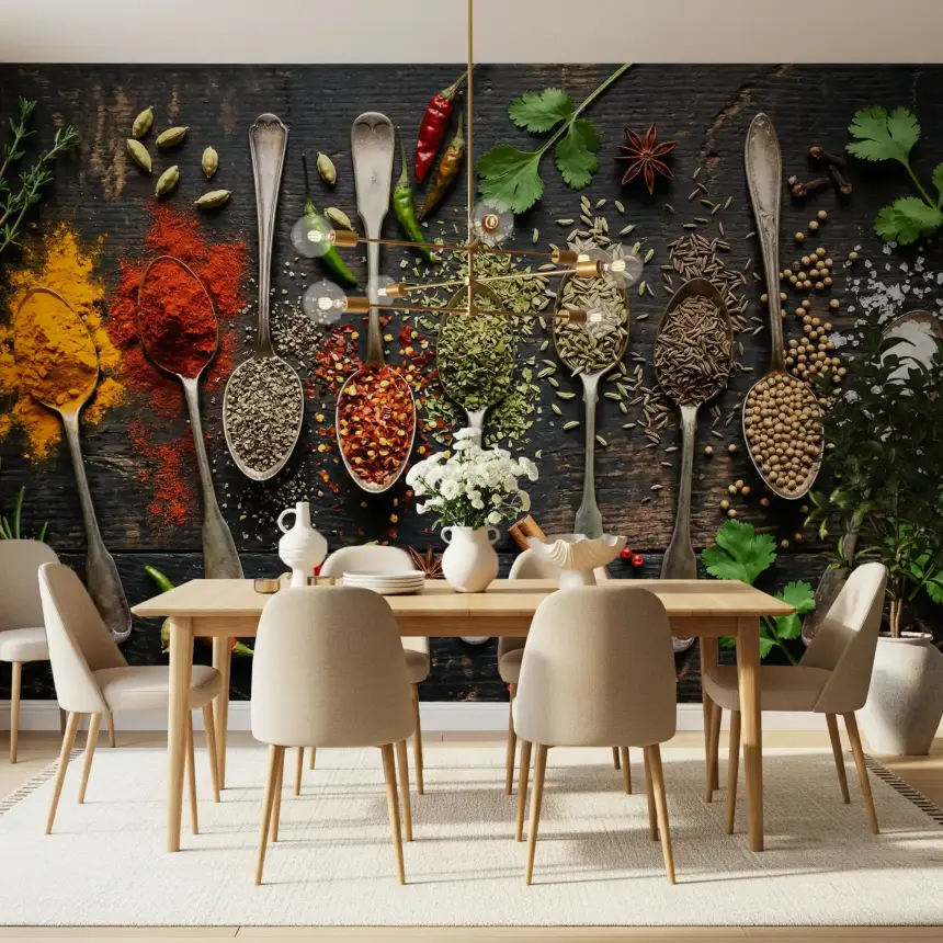 Aromatic Array Wall Mural