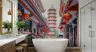 Asian Pagoda Street Wall Mural 2