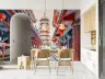 Asian Pagoda Street Wall Mural 4