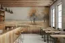 Autumn Trees Landscape Wall Mural 2