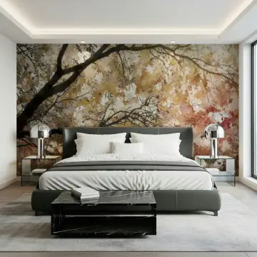 Autumn Tree Canopy Wall Mural