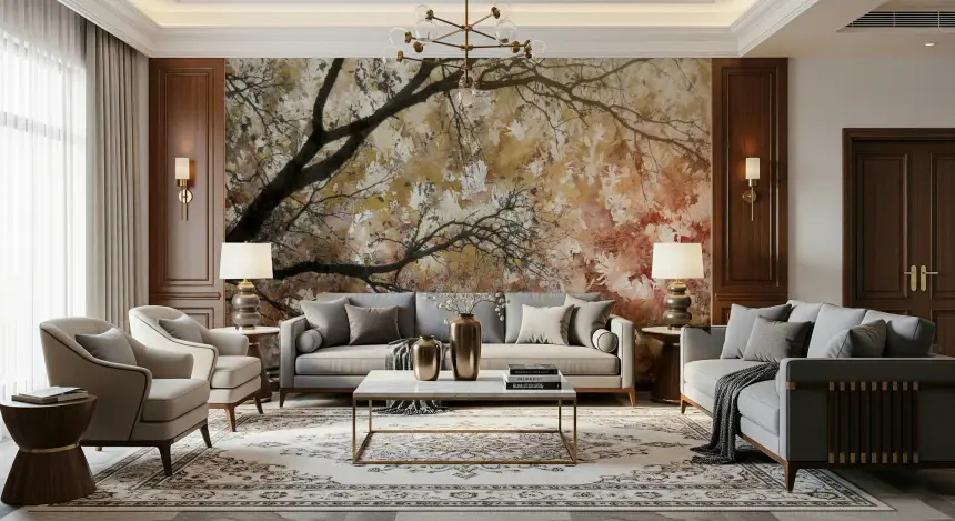 Autumnal Canopy Wall Mural -2479434