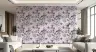 Blush Pink Hummingbird Bellflower Vine Wallpaper 1