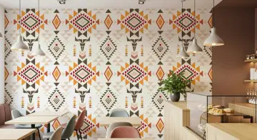 Southwestern Geometric Tribal Wallpaper