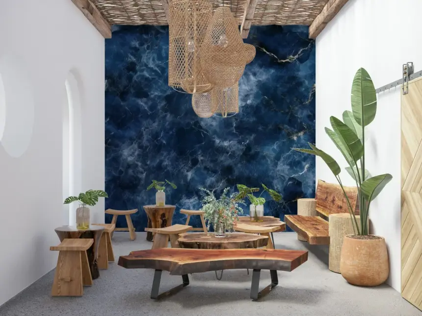 Azure Depths Wall Mural -2566712
