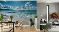 Ocean Waves Beach Wall Mural