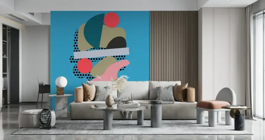 Balanced Forms Wall Mural