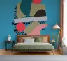 Abstract Shapes Geometric Wall Mural 1