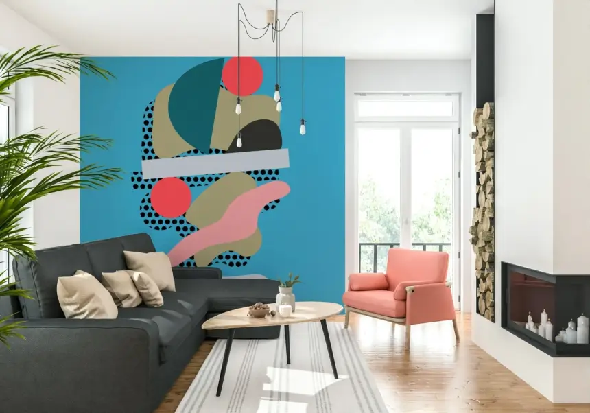 Balanced Forms Wall Mural