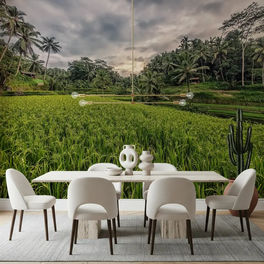 Bali Harvest Wall Mural