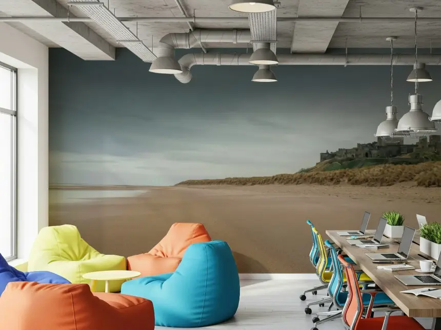 Bamburgh Castle Wall Mural