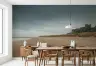 Coastal Castle Landscape Wall Mural 3