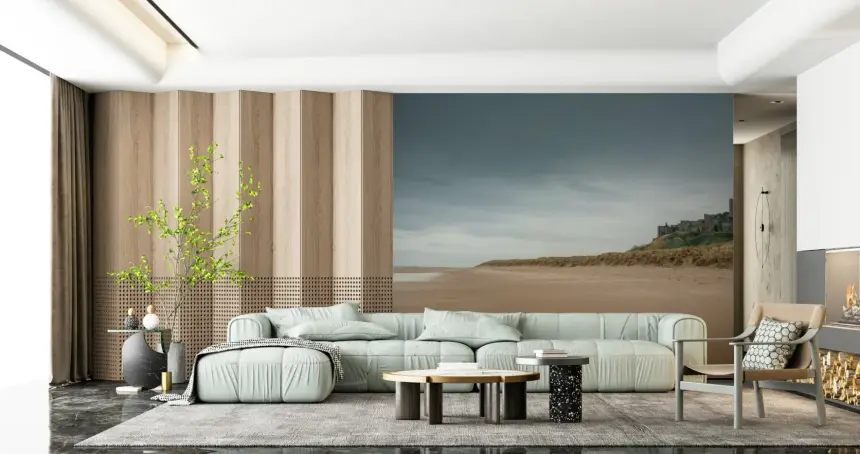 Bamburgh Castle Wall Mural