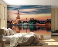Wat Arun Bangkok Wall Mural
