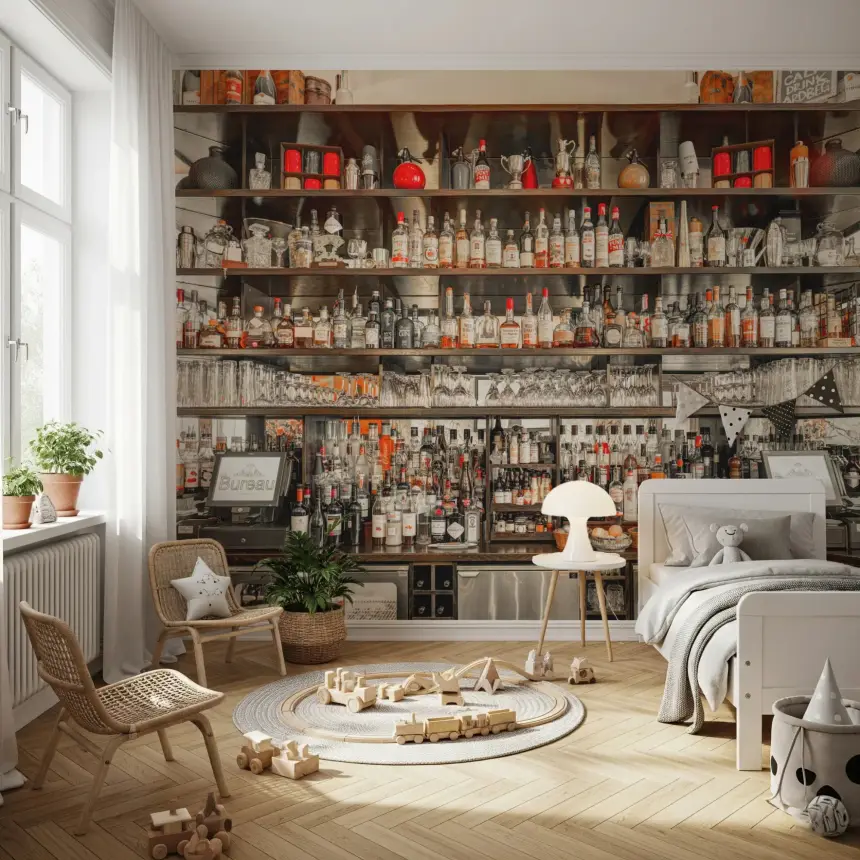 Bar Brilliance Wall Mural