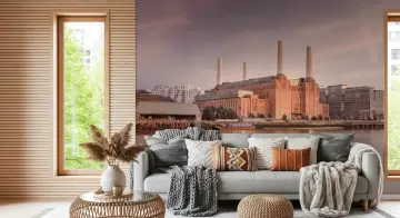 Battersea Power Station Industrial Wall Mural