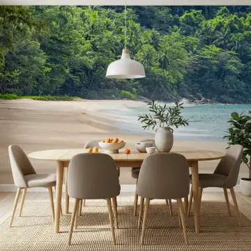 Tropical Beach Landscape Wall Mural