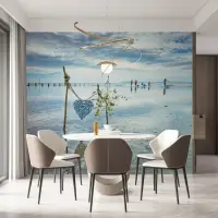 Seaside Serenity Beach Wall Mural