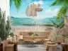 Tropical Beach Wall Mural 5
