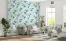 Blueberry Botanical Watercolor Wallpaper 3