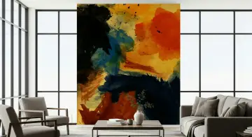 Abstract Watercolour Splash Wall Mural