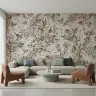 Botanical Bird and Branch Wall Mural 5