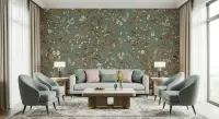 Birds and Botanicals Wall Mural