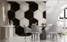 Geometric Hexagon Marble Wallpaper 2