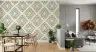 Geometric Dot Patterned Wall Mural 2